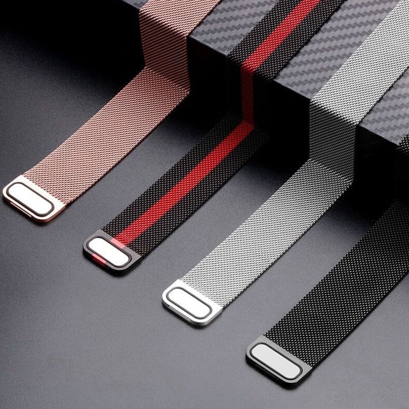 إيروريكس سوار ساعة For Honor Watch Gs 3 22 مم ميلانو سلسلة معدنية (فضي) - Image 4