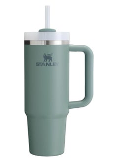 Stanley Stanley Tumbler Quencher H2.0 FlowState™ Stainless Steel Vacuum Insulated Tumbler with Lid and Straw for Water, Iced Tea or Coffee, Smoothie and More, Stone, 40 oz/1.18L.  - Image 1