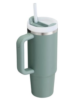 Stanley Stanley Tumbler Quencher H2.0 FlowState™ Stainless Steel Vacuum Insulated Tumbler with Lid and Straw for Water, Iced Tea or Coffee, Smoothie and More, Stone, 40 oz/1.18L.  - Image 2