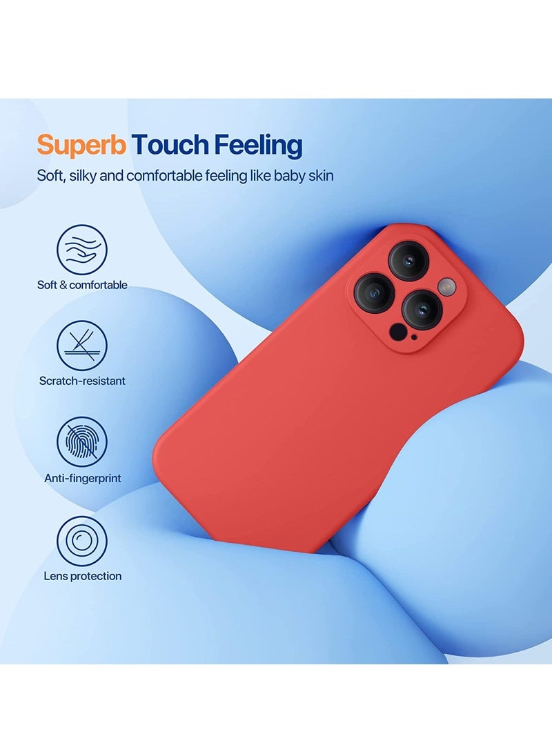 IAF iPhone 14 Pro Max Case, with 2 Pack Screen Protectors,[Upgraded Enhanced Camera Protection],Shockproof Liquid Silicone Case with Microfiber Lining,6.7 inch - Image 2