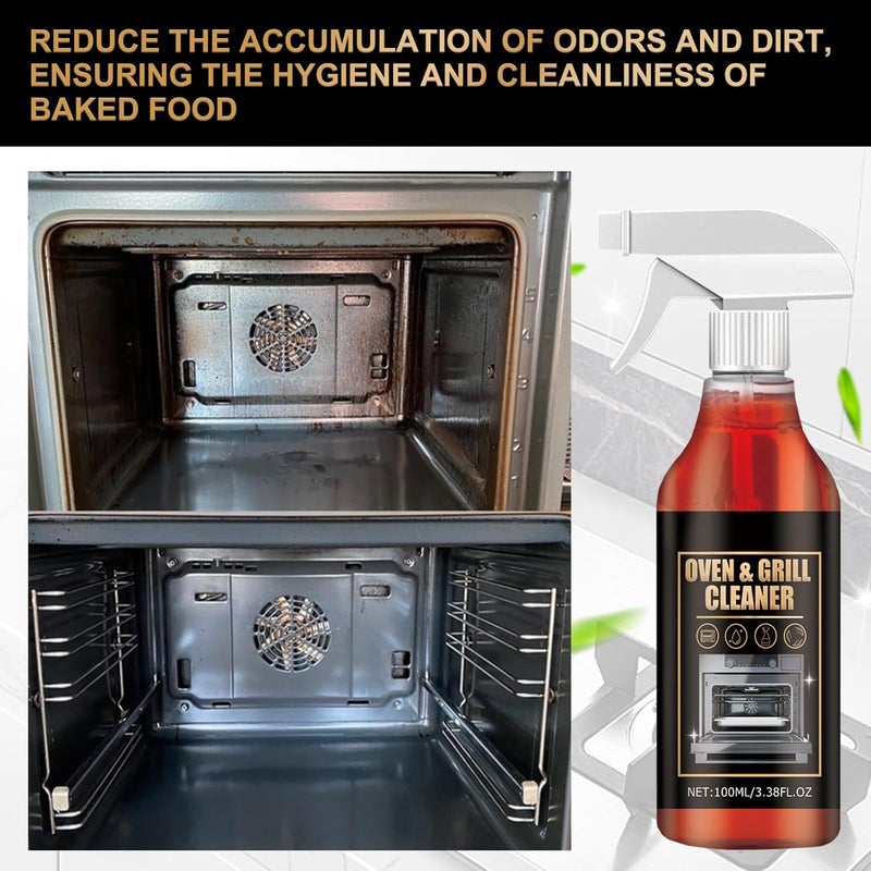 Juefesi Classified organized storage Oven And Grill Cleaner, Oven Rack & Grill Cleaner,Eliminates Thick Grease & Build Up, Odor And Grease Remover, 3.38 FL. OZ Multi-use well optimized build Bulk order available stock Low wear optimized design Stable inert material Local trackable shipment Multi-source stock guarantee In-house warehouse packing Practical versatile construction Major city pickup option Popular trusted craftsmanship Light precision processed material Classic design alternatives Non sticky surface Carefully engineered build Wear resistant upgraded material Market mainstream color picks Set product combo compatible Regional distribution available Flat working surface Temp & permanent project compatible Cleaner resistant Adjustable build General standard crafted User feedback upgraded quality - Image 4
