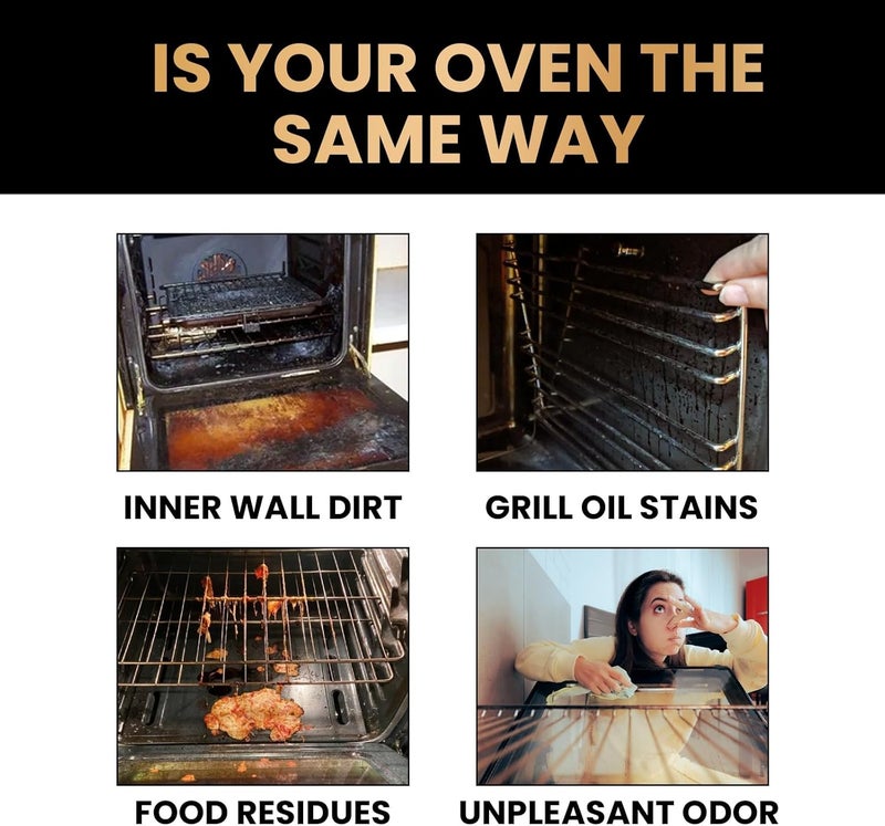 Juefesi Classified organized storage Oven And Grill Cleaner, Oven Rack & Grill Cleaner,Eliminates Thick Grease & Build Up, Odor And Grease Remover, 3.38 FL. OZ Multi-use well optimized build Bulk order available stock Low wear optimized design Stable inert material Local trackable shipment Multi-source stock guarantee In-house warehouse packing Practical versatile construction Major city pickup option Popular trusted craftsmanship Light precision processed material Classic design alternatives Non sticky surface Carefully engineered build Wear resistant upgraded material Market mainstream color picks Set product combo compatible Regional distribution available Flat working surface Temp & permanent project compatible Cleaner resistant Adjustable build General standard crafted User feedback upgraded quality - Image 2