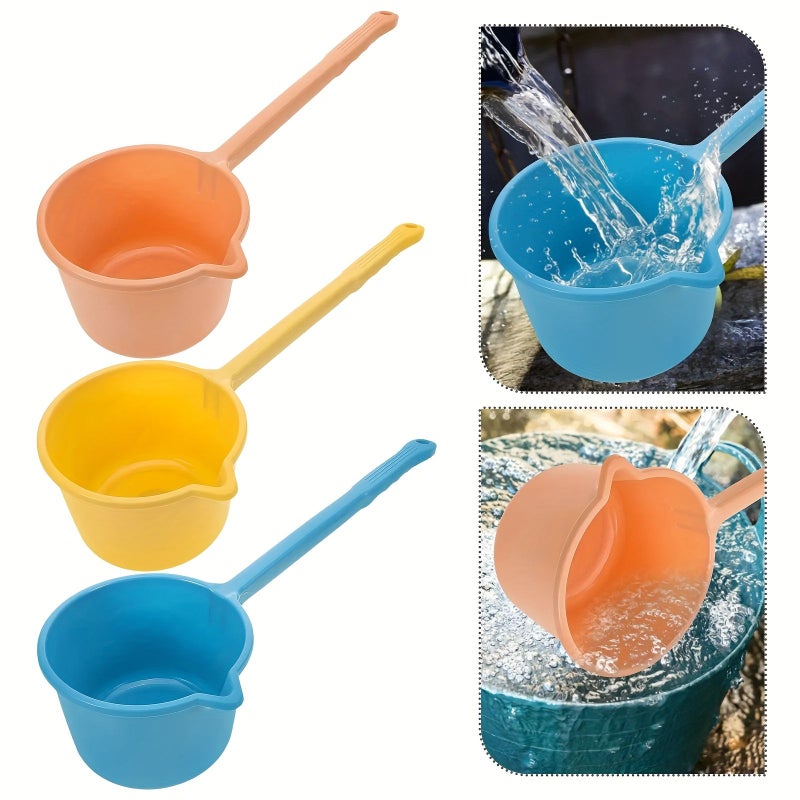 3 Pcs Random Color Long Handle Watering Spoon For Garden Plant Irrigation - Image 4