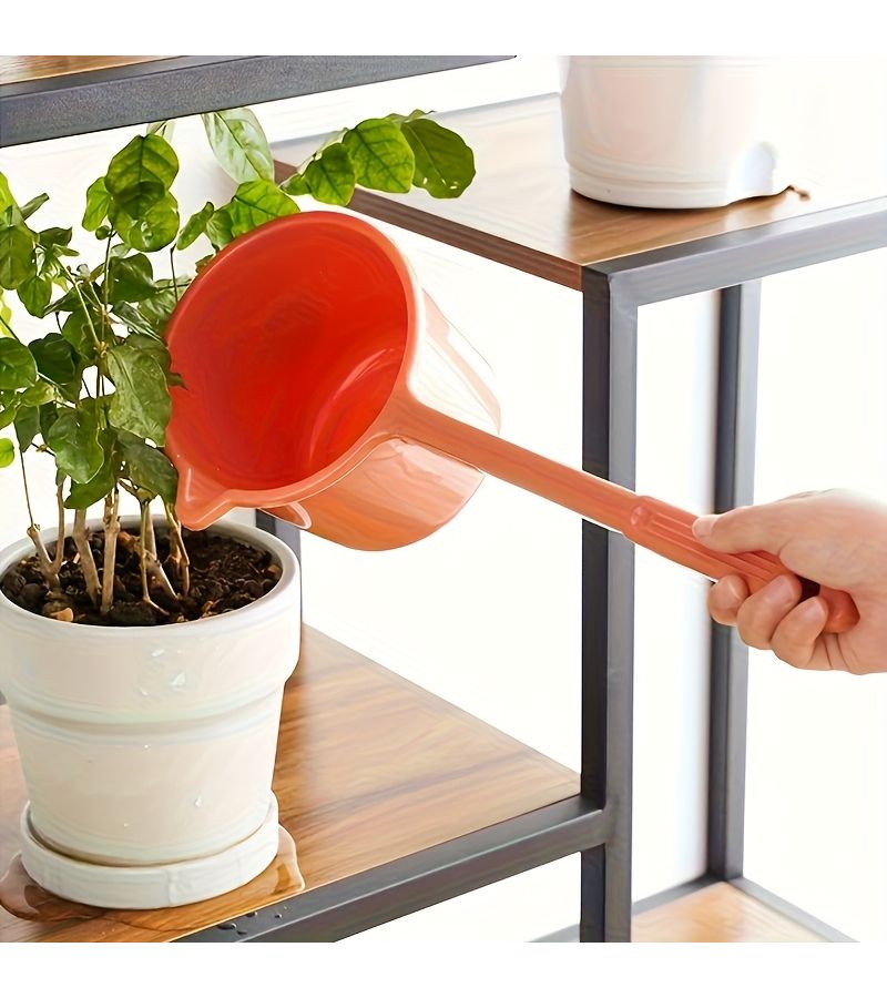 3 Pcs Random Color Long Handle Watering Spoon For Garden Plant Irrigation - Image 3