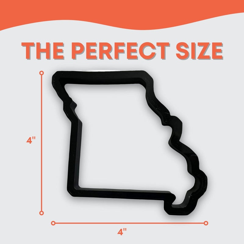 Bundle of Fun Missouri State Cookie Cutter with Easy to Push Design (3.5 inch) - Image 2