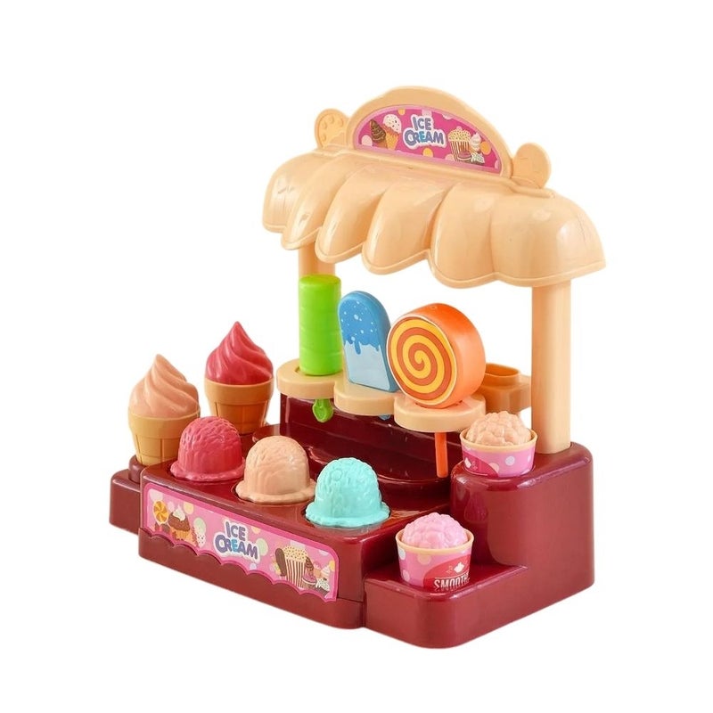 Super Market Cashier Toy with Ice Cream Table - 888I - Image 4