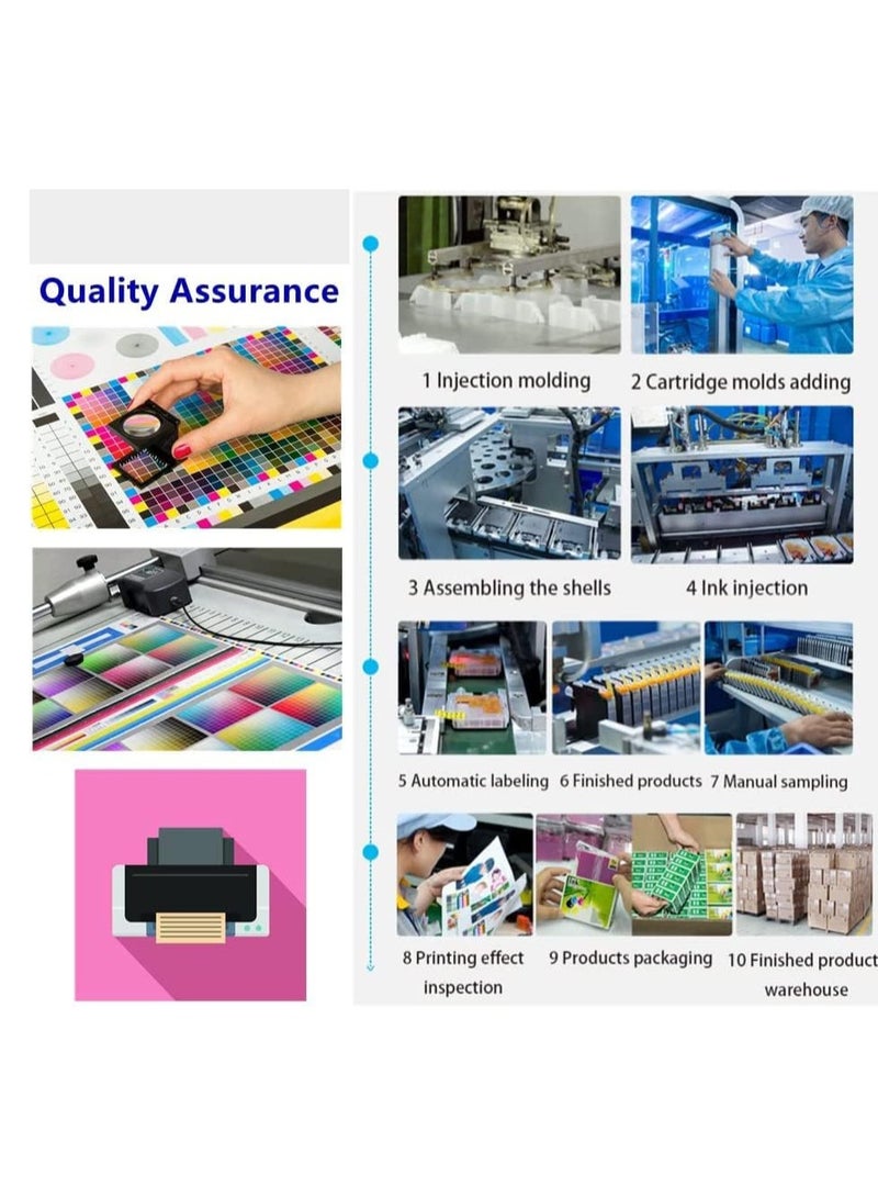 Ink Refill Kit GT52 Compatible With HP Printer DeskJet Smart GT Tank Ink (4-Packs) - Image 4