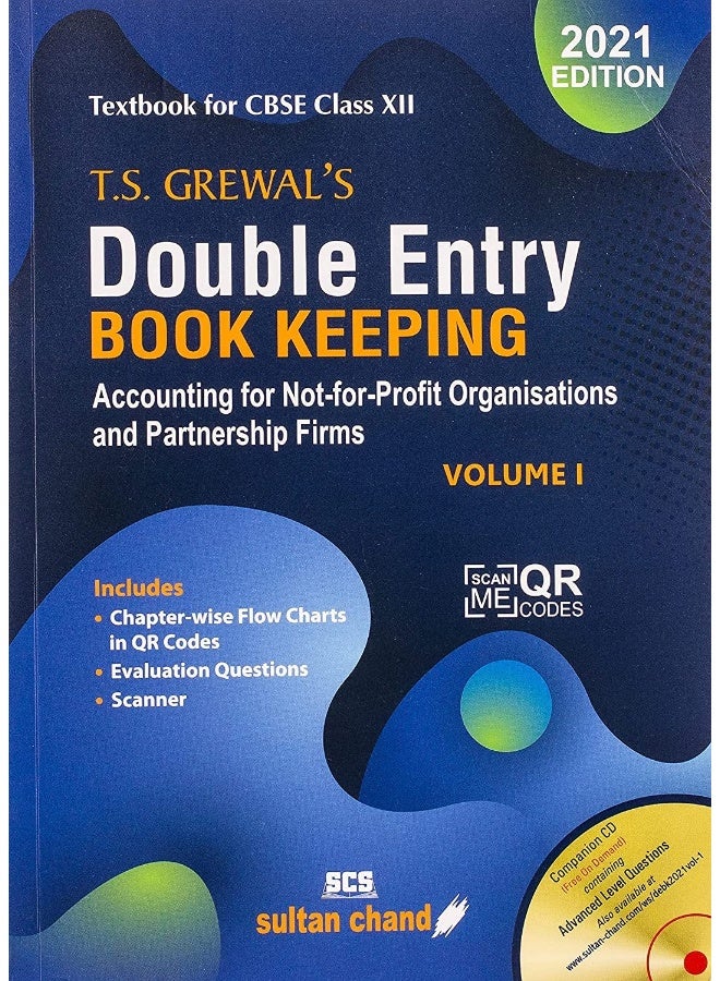 T.S. Grewal's Double Entry Book Keeping: Accounting for Not-for-Profit Organizations and Partnership Firms -( Vol. 1) Textbook for CBSE Class 12 (2021-22 Session)  - Image 4
