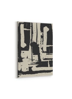 LOWHA Framed Canvas Wall Art Stretched Over Wooden Frame with Retro Style Art Pattern Painting  - Image 4