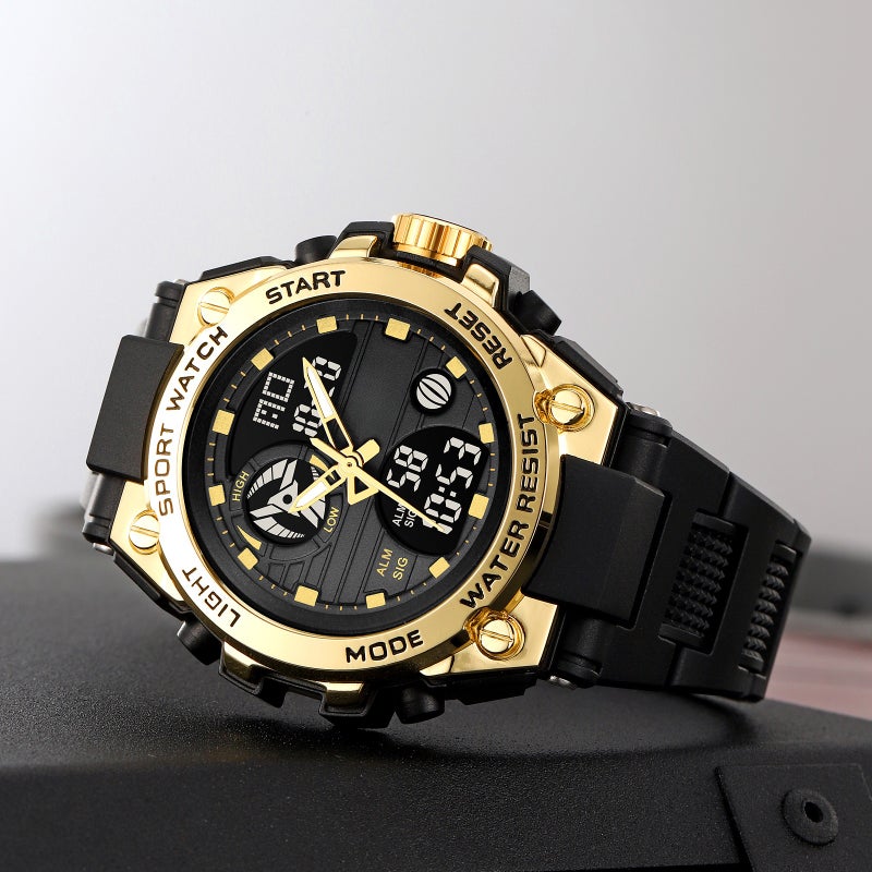 SKMEl 2360 sport watches for men quartz stainless steel back 3ATM Water Resistant  waterproof sports watch - Image 2