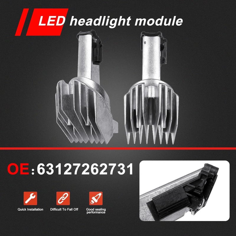 2PCS For BMW 2010-2017 5 Series 520i,528i,535i,550i,M5,xDrive F07 F10 F11 M5 LED Light Module Replacement number # 63127262731 7262731 - Image 3