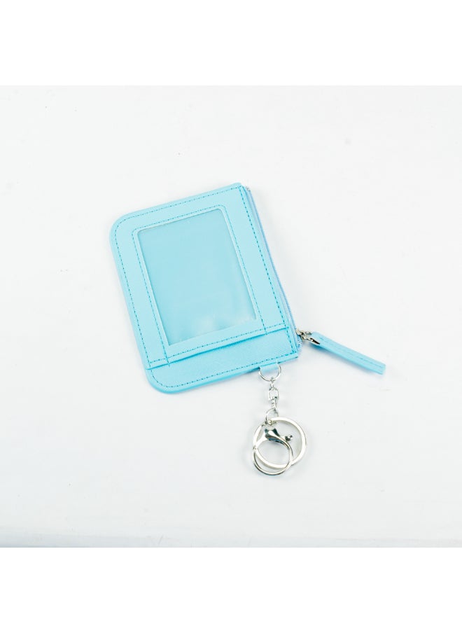 Generic Stitch Wallet with a Pocket for Card and Zipped Pocket for Money  - Image 2