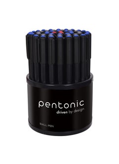 Pentonic 0.7mm Ball Point Pen Tumbler Pack | Black Body | Blue, Black & Red Ink | Pack of 50 Pens - pzsku/Z4DFB6A84230EB5415B5BZ/45/_/1736426761/482ff521-76b3-4e63-a4c4-5e74e891e499