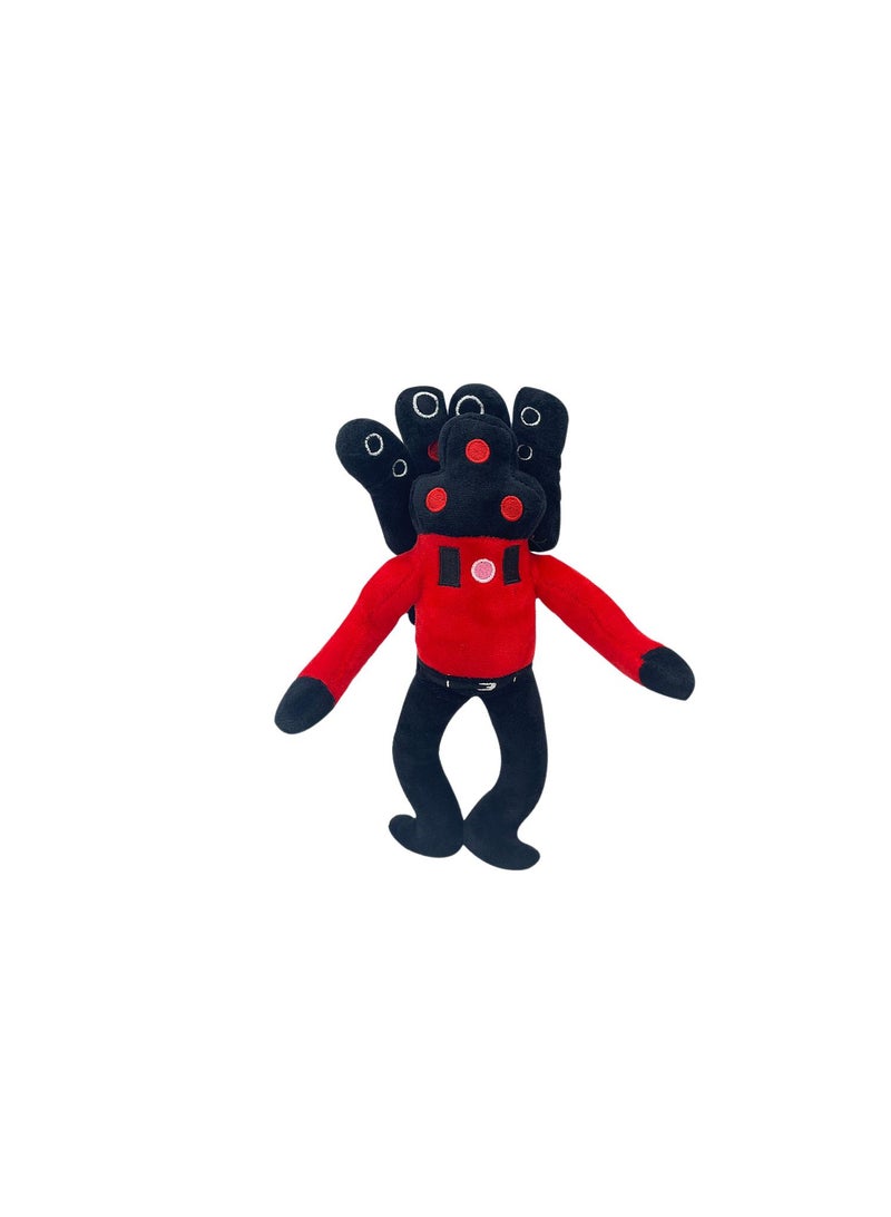 Stuffed Plush Toy Funny Series Figure Dolls For Kids Gifts Black/Red 25CM