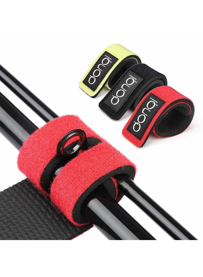 DONQL Fishing Rod Belts Ties Casting Spinning Rod Straps Holders Fishing Tackle Tie Bag Accessories (Black-6PCS) - Image 2