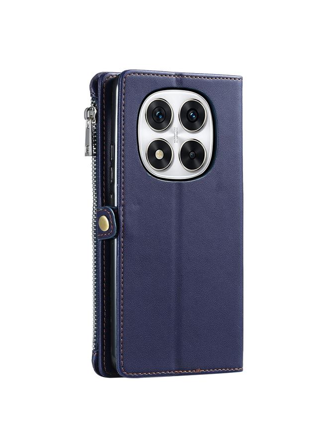 إيروريكس جراب لهاتف Redmi Note 14 Pro 4G مصنوع من الجلد مع سحاب وفتحات متعددة للبطاقات - Image 3