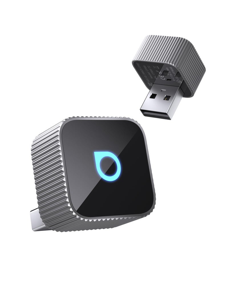 OTTOCAST Mini Cube 30 Wireless CarPlay Android Auto Adapter 2026 Plug Play Fast AutoReconnect Sliver - Image 2