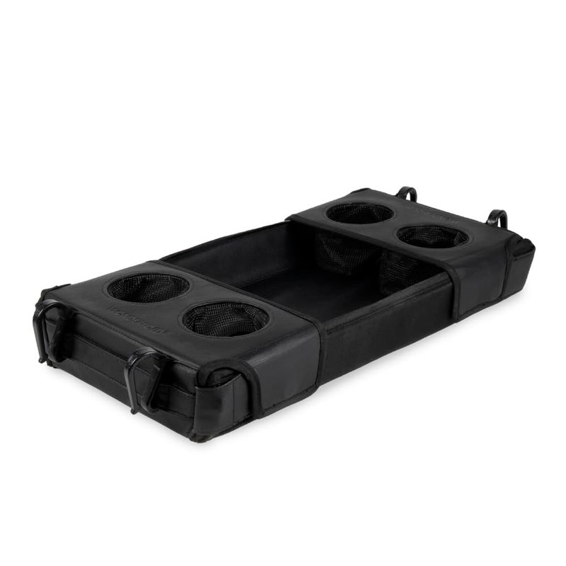 WONDERFOLD Flex Snack Tray for W4 Stroller Wagon with Convertible Cup Holders & Adjustable Sidewalls to Maximize Space, Easy to Install, Easy to Clean - Image 1