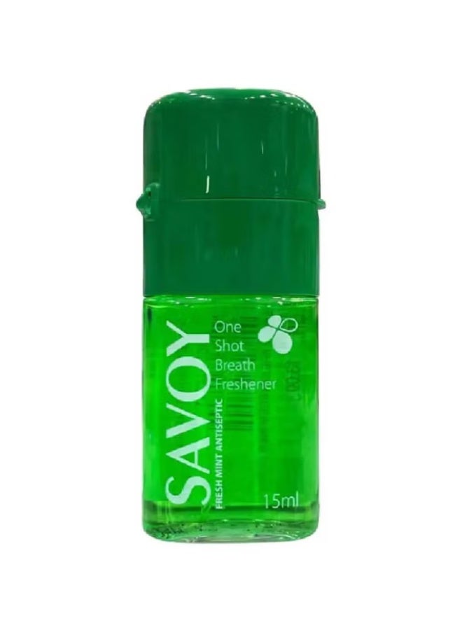 Savoy One Shot Breath Freshener Mouth Spray 15ml - Image 2