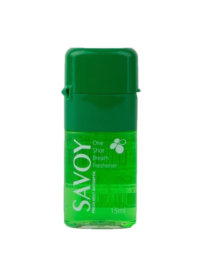 Savoy One Shot Breath Freshener Mouth Spray 15ml - Image 1