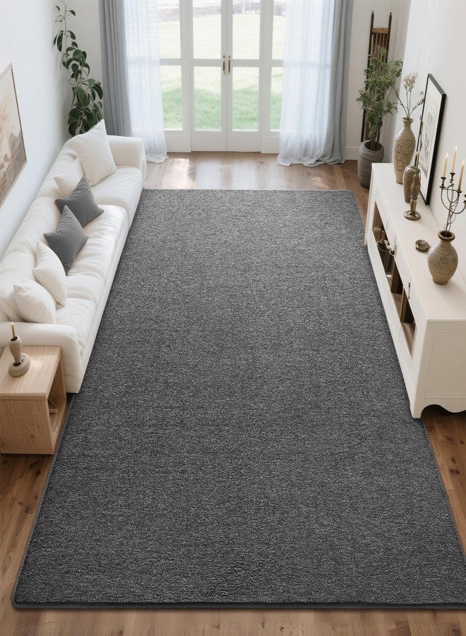 Tepook Soft Area Rug for Living Room Bedroom, 5x7 Dark Grey Rug Memory Foam Carpets, Washable Modern Indoor Non-Slip Minimalist Shag Rugs for Boys Girls Room Dorm Home Decor - Image 2