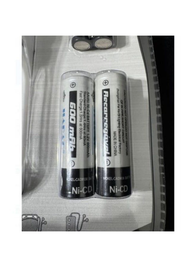 Jiabao 4-Slot Battery Charger With Batteries White - Image 4