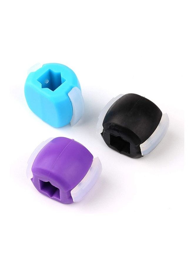 Generic 3-Piece Jaw Exerciser Device Facial Chew Muscle Training Fitness Ball  - Image 2