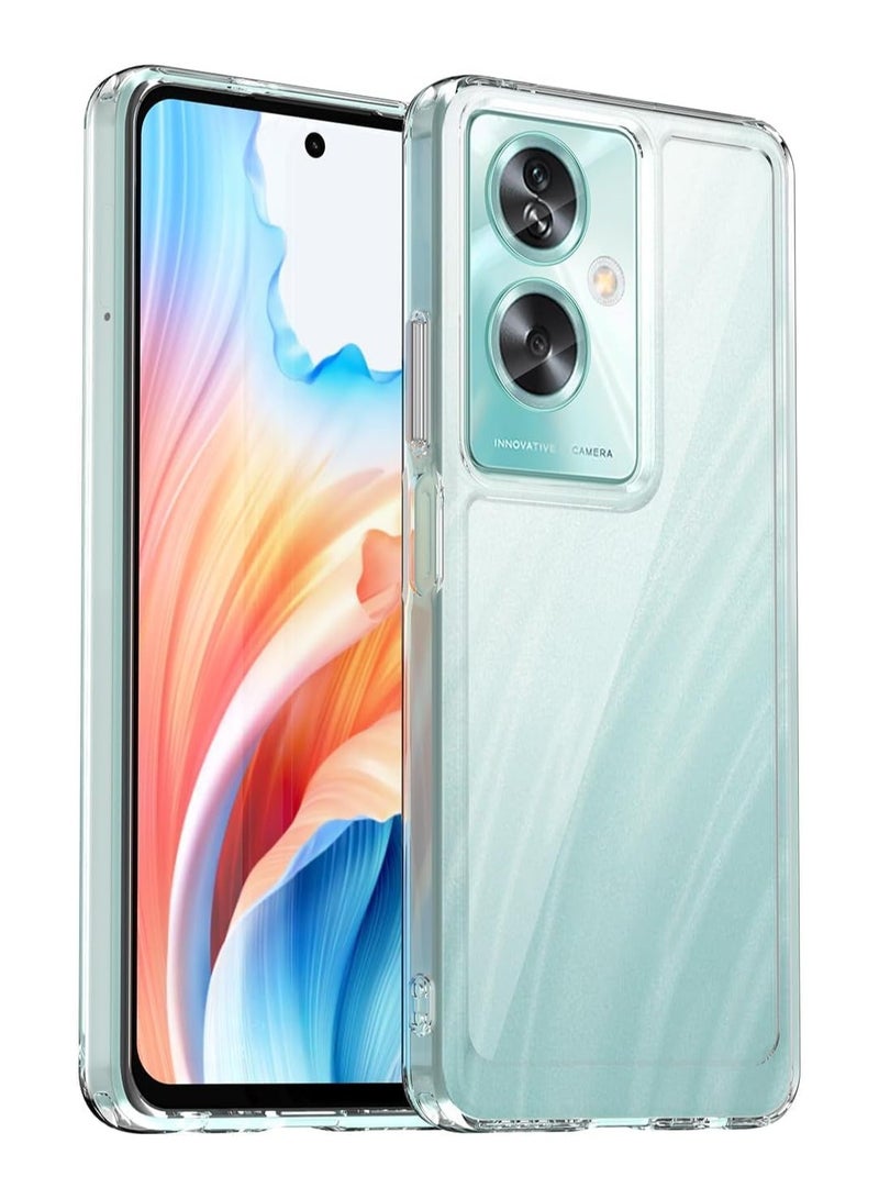 general Compatible with Oppo A79 5G Case No Yellowing Drop Protection Thin Flexible Silicone TPU Shockproof Protective Slim Fit Phone Cover
