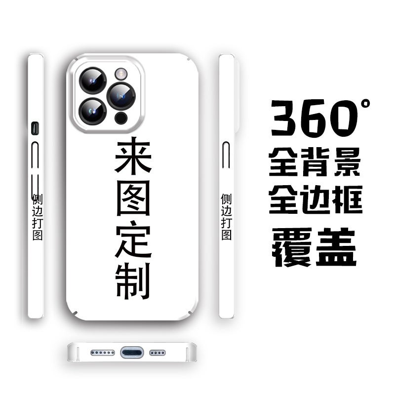 The film shell is suitable for Apple 14/13/12 series mobile phone shell to map the hard shell thermal transfer all-inclusive lens selection map. - Image 1
