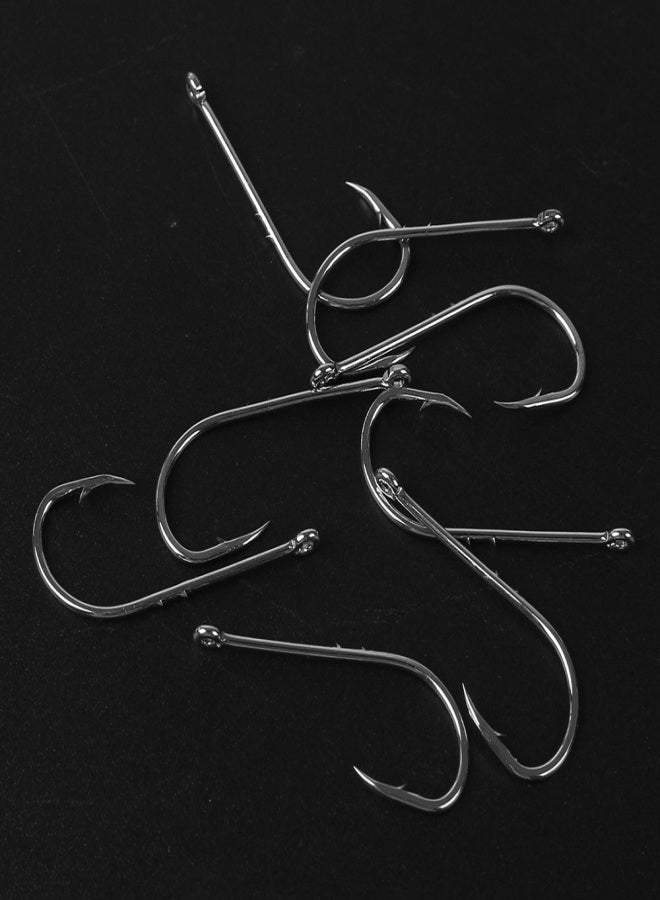 Anmuka 100 قطعة من خطافات صيد مزدوجة الشوكة، مصنوعة من الفولاذ عالي الكربون، مناسبة للمياه المالحة والعذبة - Image 4