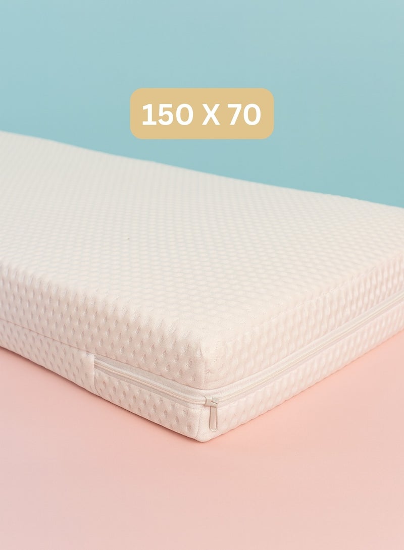 F.A.M.S Luxury Baby Mattress Dream Box Set – Newborn Sleep Essentials with Cotton Bedding, Baby Pillows, Protectors & Surprise Gift - Image 4