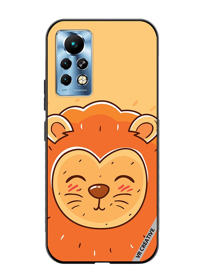 VR CREATIVE Protective Case Cover For Infinix Note 11 Pro Sleeping Lion Design Multicolour - Image 1