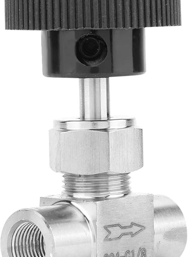 Stainless Steel BSPP Female Thread Straight Needle Valve 3 8in For Water Gas Oil - Image 4