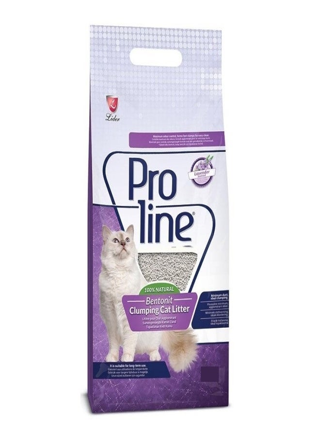 Lider Proline Bentonite Cat Litter 5L Lavander
