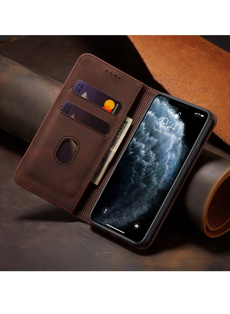 iPhone 15 Pro Max mobile case, wallet design with card holder, shockproof case, with card slots/back cover for iPhone 15 Pro Max  - Image 4