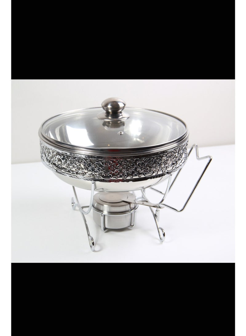 Food warmer with lid and handles - Image 3
