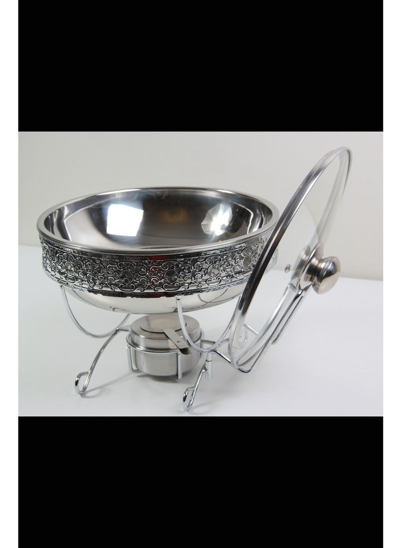 Food warmer with lid and handles - Image 4