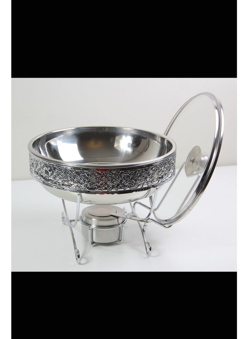 Food warmer with lid and handles - Image 2