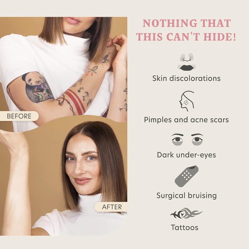 Dermacol - Full Coverage Matte Foundation with SPF 30, Waterproof Foundation for Oily Skin, Acne, & Under Eye Bags, Long-Lasting Makeup, 30g - Shade 229 - Image 4