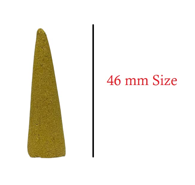 Magic Dhoop Cones for Pooja 300gm Big Pack I Fragrance Sandal I 46mm Big Size Incense Cone I NonToxic I Natural Ingredients I Charcoal Free - Image 2