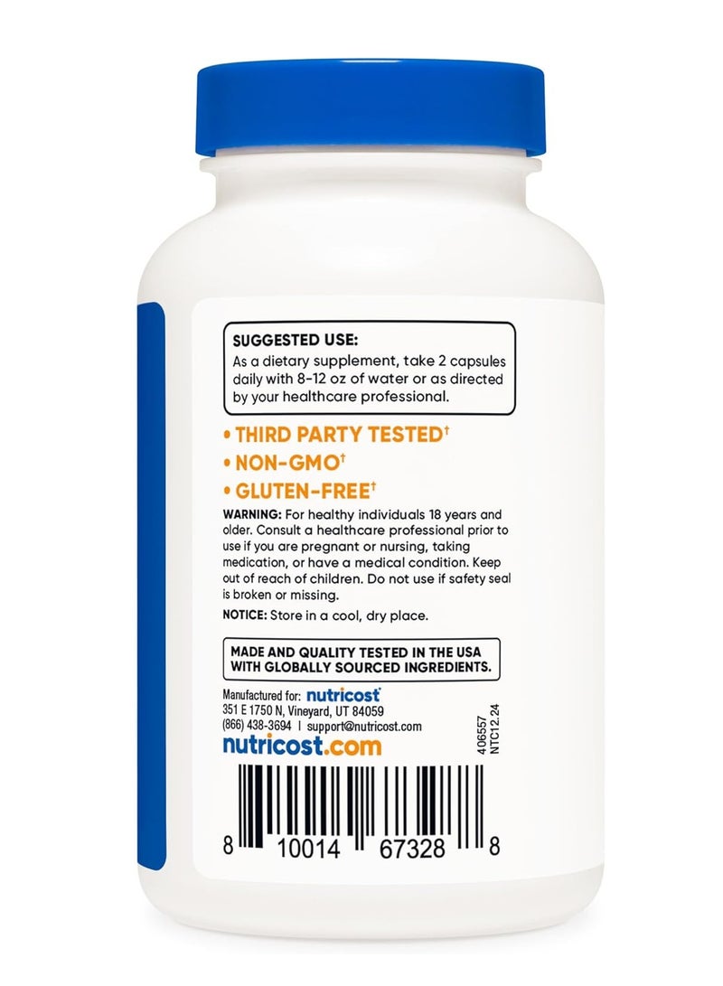 Nutricost Bacopa Capsules 500mg 120 Caps - Image 4