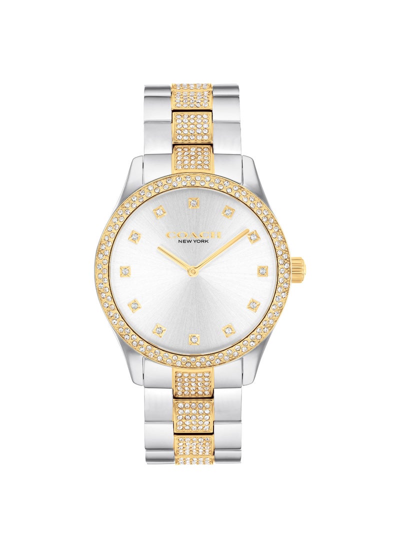 COACH COACH WATCHES ROUND ANALOG UNISEX'S SILVER CASE WATCH - 14400034  - Image 3