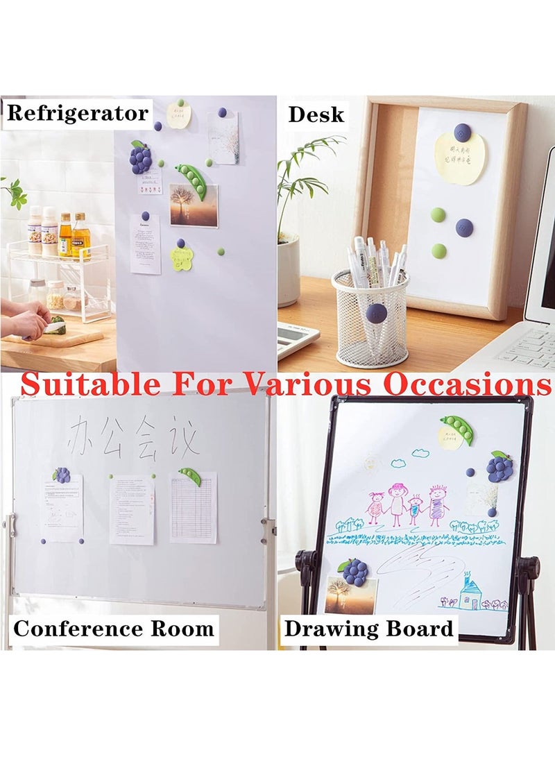 Cute Refrigerator Magnets Fun Fridge Locker Magnets, Soft Magnetic Stickers for Office Classroom School Desk Kitchen, Decor - Image 3