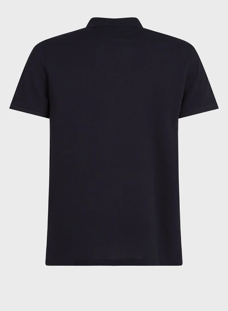 TOMMY HILFIGER Logo Striped Polo Shirts