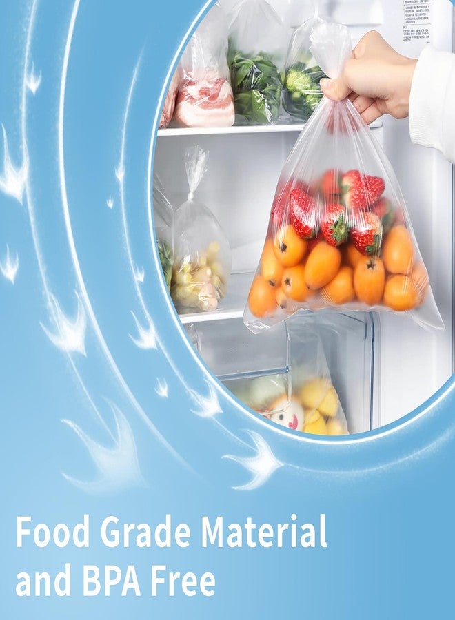 CLASSY 400 Count 10 x 14 Inches Clear Plastic Produce Bags Roll, Clear Grocery Bag for Bread, Fruits, Vegetable, Kitchen, 400 Bag/Roll - 1 Rolls, Total 400 Bags - Image 5