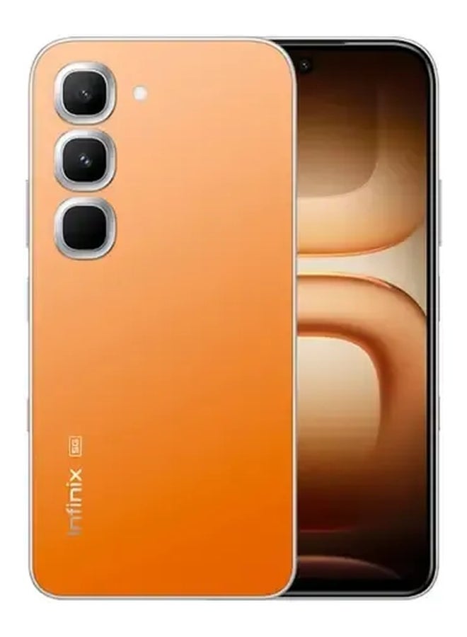 Infinix Hot 70 Pro Dual SIM 5G + Smartphone 6GB RAM 256GB Storage Thermo Orange - Middle East Version - Image 1