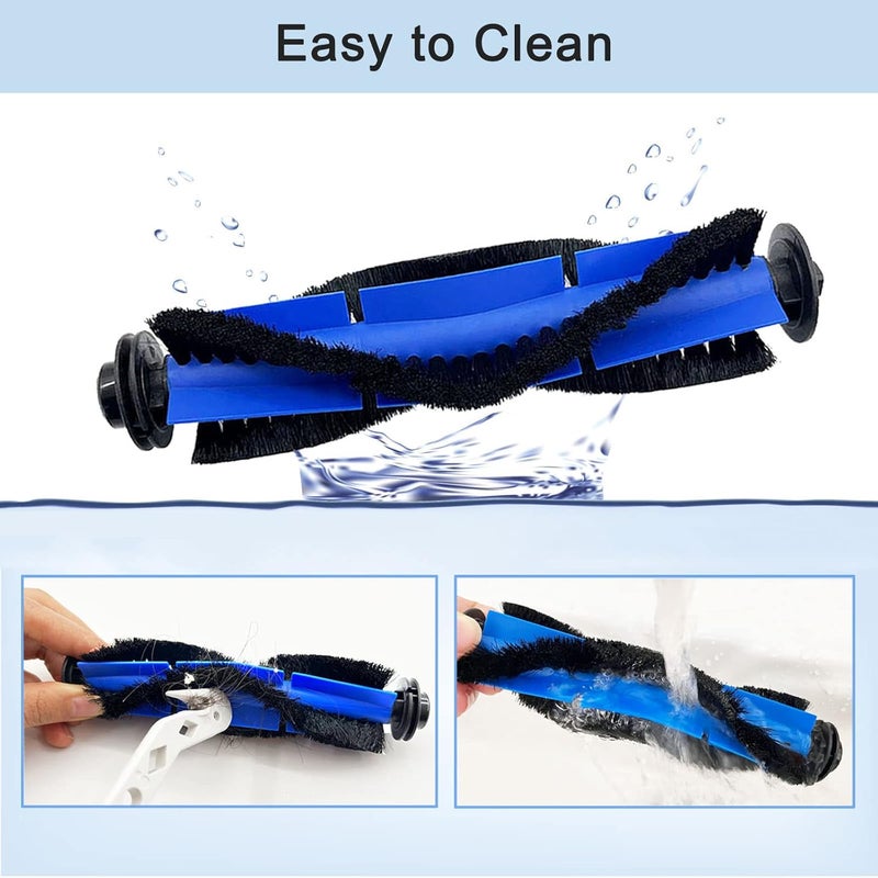 Tivcroxs أجزاء استبدال 4 حزمة فرشاة دوارة متوافقة مع المكانس الروبوتية Eufy RoboVac 11S و30C وG30 و30 و11S MAX و30C MAX و15T و15C و12 و35C و15C MAX وG30 وG30 Edge - Image 5