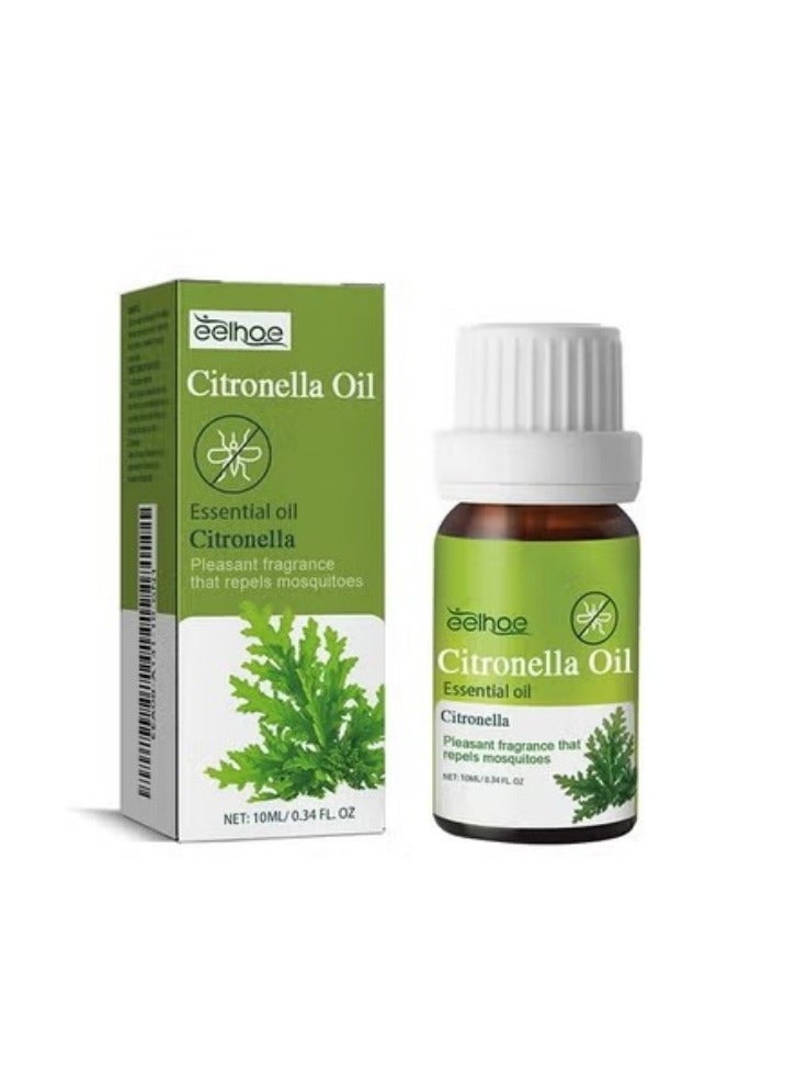 EELHOE Citronella Oil, Prevents Mosquito Bites Anti-itch Home Skin Care, Mosquito Repellent Citronella Essential Oil, Natural Herbal Medical for Prevent Skin Itch, Anti Itch Oil Bug Bite Relief - Image 1