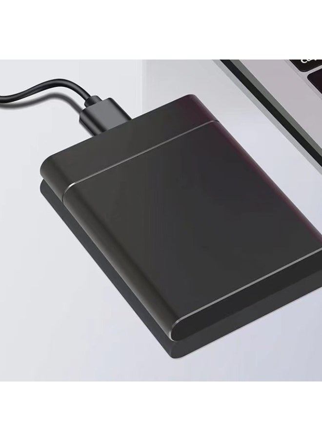Generic - Mobile Hard Disk Large Capacity Ssd Ultra-thin Metal Solid State Storage 500g External Computer Mobile Phone 8tb Solid State Disk-Capacity:2tb (128gb Capacity Expansion) Supply-Interface:7th Generation Black - Image 1