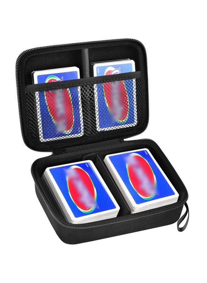 PAIYULE Hard Case Compatible with Phase 10 Card Game/for Skip Bo/for TACO/for Unstable. Fits up to 360 Cards. Includes 2 Removable Divider (Black)- Case Only - Image 1
